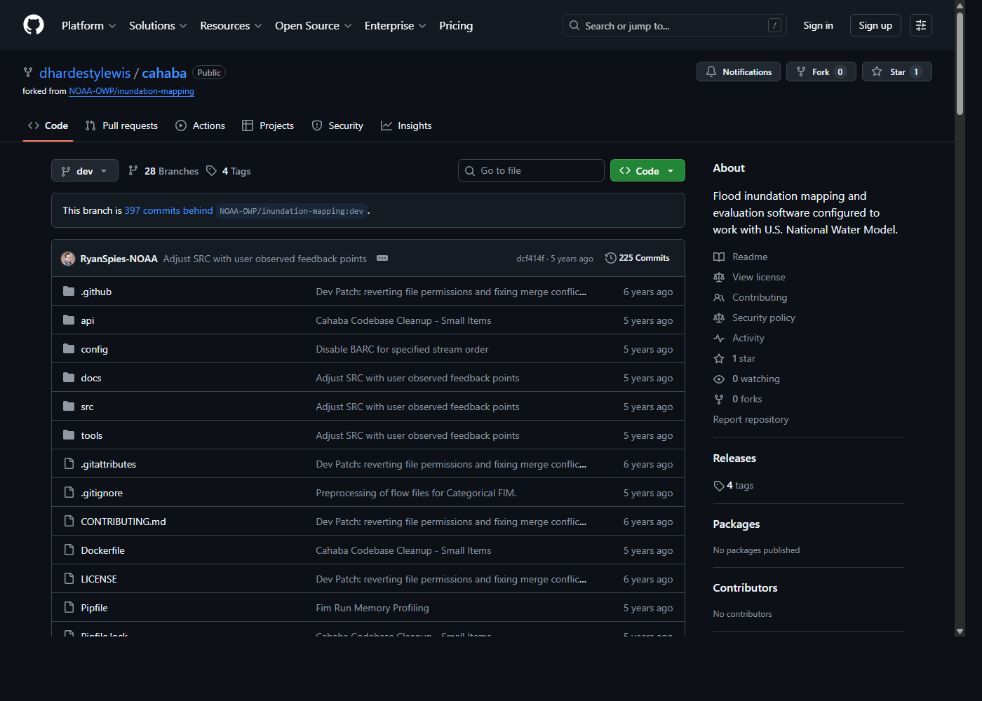 Cahaba repository screenshot