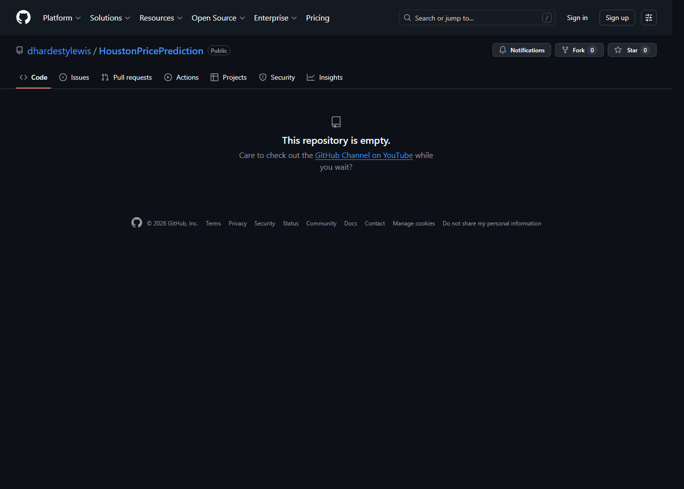 Houston Price Prediction repository screenshot